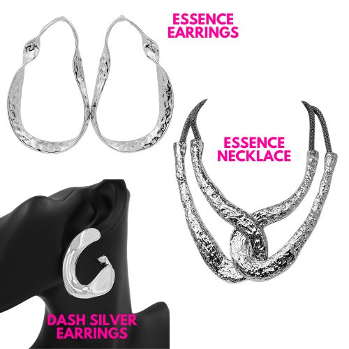 Essence Silver Earrings