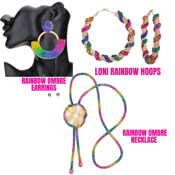 Rainbow Ombre Necklace