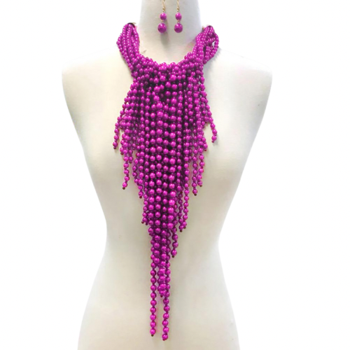 Queenie Pink Necklace