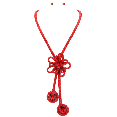 Crystal Love Crimson Necklace