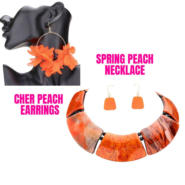 Element Peach Earrings
